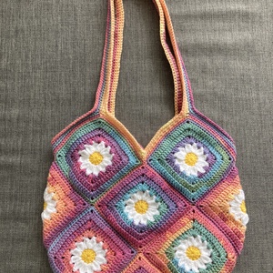 Horgolt virágos táska - Meska.hu Horgolt virágos táska - Meska.hu