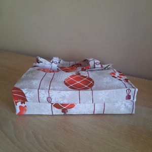 Karácsonyi vászon ajándékszatyor - karácsony - karácsonyi ajándékozás - karácsonyi ajándékcsomagolás - Meska.hu