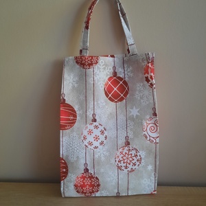 Karácsonyi vászon ajándékszatyor - karácsony - karácsonyi ajándékozás - karácsonyi ajándékcsomagolás - Meska.hu