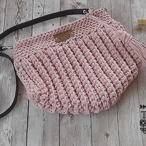 Horgolt crossbody válltáska - Meska.hu