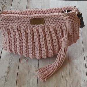 Horgolt crossbody válltáska - táska & tok - kézitáska & válltáska - vállon átvethető táska - Meska.hu