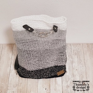 Horgolt Silver hátizsák  - Meska.hu