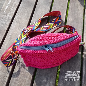 Horgolt övtáska/ crossbody - Meska.hu