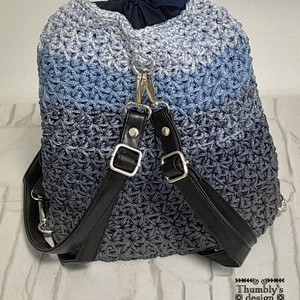 Horgolt hátizsák  - táska & tok - hátizsák - hátizsák - Meska.hu