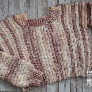 Horgolt egyedi croppp pulcsi, Ruha & Divat, Női ruha, Pulóver, , MESKA