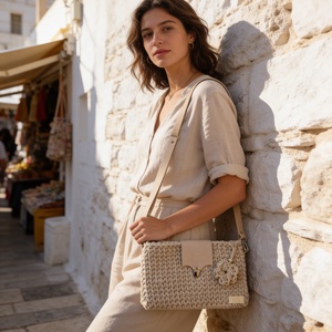 Horgolt crossbody  - táska & tok - kézitáska & válltáska - válltáska - Meska.hu