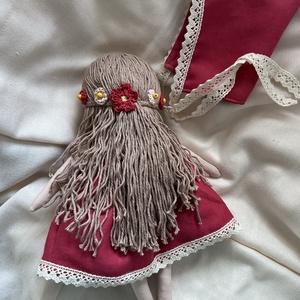 Virágtündér baba - kézműves - játék & sport - baba & babaház - öltöztethető baba - Meska.hu