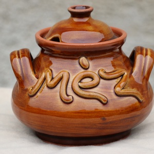 Mézescsupor - otthon & életmód - konyhafelszerelés, tálalás - konyhai tárolás - méz & vajtartó - Meska.hu