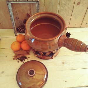 Forraltbor főző kerámia - megrendésre - otthon & életmód - konyhafelszerelés, tálalás - sütés, főzés - sütő- és főzőedény - Meska.hu