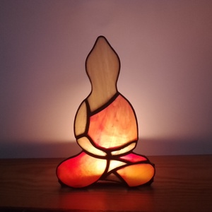 BUDDHA tiffany mécsestartó.  - otthon & életmód - dekoráció - spiritualitás - mandala - Meska.hu