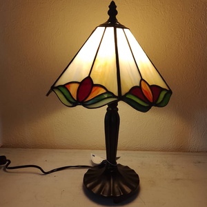 Tiffany Lámpa Tulipánokkal - otthon & életmód - lámpa - asztali lámpa - Meska.hu
