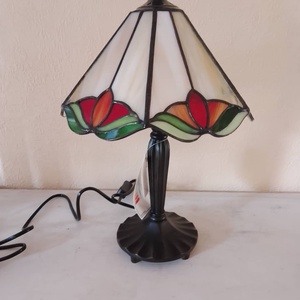 Tiffany Lámpa Tulipánokkal - otthon & életmód - lámpa - asztali lámpa - Meska.hu