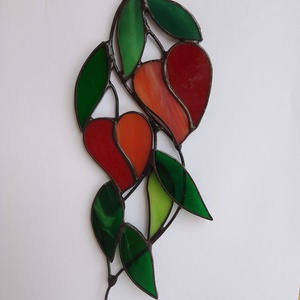 ÖSSZEFONÓDVA - tiffany ablakdísz a kedvesednek - otthon & életmód - dekoráció - ajtó- és ablak dekoráció - ablakdísz - Meska.hu