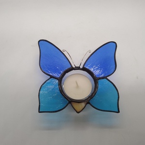 ÓRIÁS PILLANGÓ tiffany mécsestartó - azoknak, akik készen állnak kibontani a szárnyaikat  - otthon & életmód - gyertya, illat, aroma - mécses és mécsestartó - Meska.hu