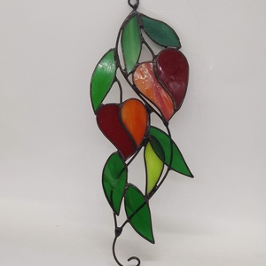 ÖSSZEFONÓDVA - tiffany ablakdísz a kedvesednek - otthon & életmód - dekoráció - ajtó- és ablak dekoráció - ablakdísz - Meska.hu