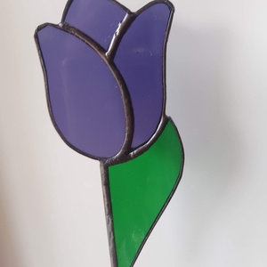 TULIPÁN TIFFANY beszúrós cserépdísz Nőnapra - otthon & életmód - virágdekoráció - virágok - szálas virág - Meska.hu