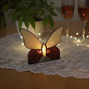 ÓRIÁS PILLANGÓ tiffany mécsestartó - azoknak, akik készen állnak kibontani a szárnyaikat  - otthon & életmód - gyertya, illat, aroma - mécses és mécsestartó - Meska.hu