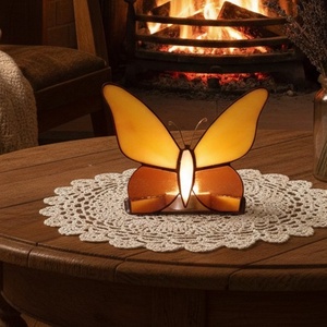 ÓRIÁS PILLANGÓ tiffany mécsestartó - azoknak, akik készen állnak kibontani a szárnyaikat  - otthon & életmód - gyertya, illat, aroma - mécses és mécsestartó - Meska.hu