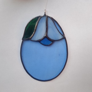 TIFFANY HÚSVÉTI TOJÁS - A színes üveg varázsa - ünnepi díszek, dekorációk - húsvéti díszek és dekorációk - húsvéti ablakdíszek - Meska.hu