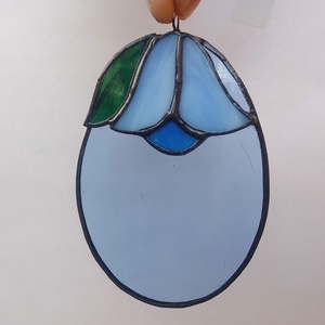 TIFFANY HÚSVÉTI TOJÁS - A színes üveg varázsa - ünnepi díszek, dekorációk - húsvéti díszek és dekorációk - húsvéti ablakdíszek - Meska.hu