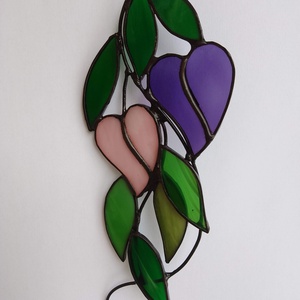 ÖSSZEFONÓDVA - tiffany ablakdísz annak, akit szeretsz - otthon & életmód - dekoráció - ajtó- és ablak dekoráció - ablakdísz - Meska.hu