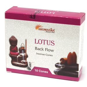 10 db Lotus füstölőkúp füst szökőkúthoz lefelé áramló füstfolyam - otthon & életmód - dekoráció - spiritualitás - füstölő és füstölőtartó - Meska.hu