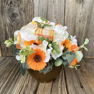 Virágos asztaldísz - otthon & életmód - dekoráció - asztal és polc dekoráció - asztaldísz - Meska.hu