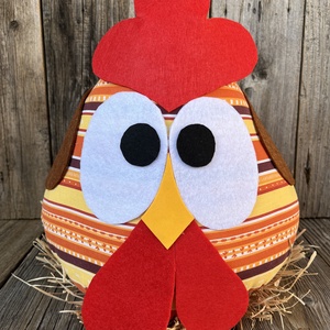 Textil óriás tyúk - Meska.hu