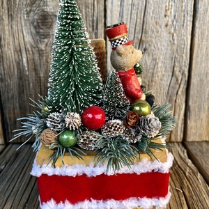 Karácsony asztali dísz - karácsony - adventi díszek - adventi asztaldísz - Meska.hu
