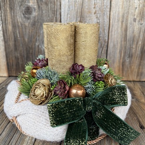 Adventi koszorú - Meska.hu