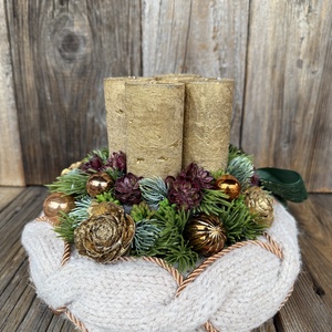 Adventi koszorú - karácsony - adventi díszek - adventi koszorú - Meska.hu