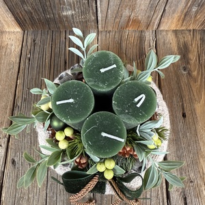 Adventi koszorú - karácsony - adventi díszek - adventi koszorú - Meska.hu