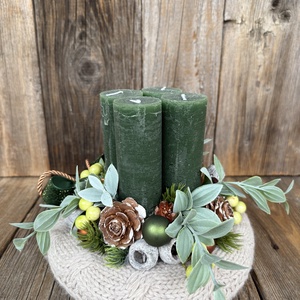 Adventi koszorú - karácsony - adventi díszek - adventi koszorú - Meska.hu