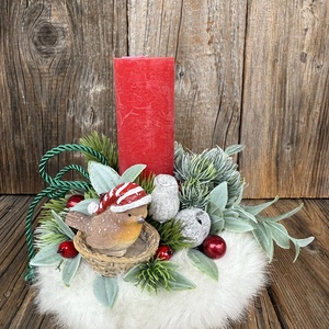 Karácsonyi asztaldísz, Karácsony, Karácsonyi lakásdekoráció, Karácsonyi lakásdíszek, , MESKA