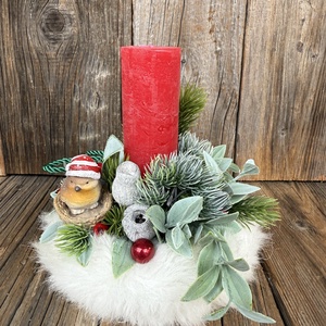 Karácsonyi asztaldísz - karácsony - karácsonyi lakásdekoráció - karácsonyi lakásdíszek - Meska.hu