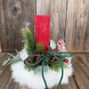 Karácsonyi asztaldísz - karácsony - karácsonyi lakásdekoráció - karácsonyi lakásdíszek - Meska.hu