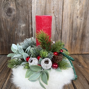 Karácsonyi asztaldísz - karácsony - karácsonyi lakásdekoráció - karácsonyi lakásdíszek - Meska.hu