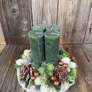 Adventi koszorú - karácsony - adventi díszek - adventi koszorú - Meska.hu