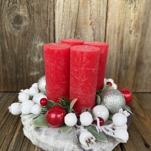 Adventi koszorú - karácsony - adventi díszek - adventi koszorú - Meska.hu