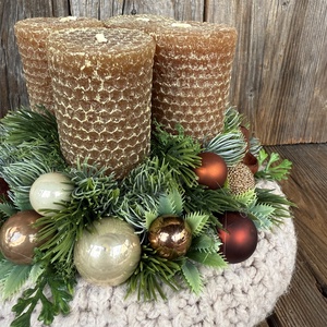 Adventi koszorú - karácsony - adventi díszek - adventi koszorú - Meska.hu