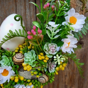 Húsvéti ajtókopogtató - otthon & életmód - dekoráció - ajtó- és ablak dekoráció - ajtódísz & kopogtató - Meska.hu