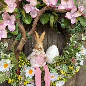 Húsvéti ajtókopogtató - otthon & életmód - dekoráció - ajtó- és ablak dekoráció - ajtódísz & kopogtató - Meska.hu
