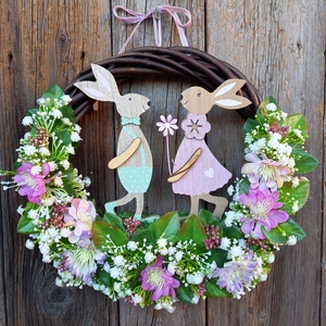 Húsvéti ajtókopogtató - otthon & életmód - dekoráció - ajtó- és ablak dekoráció - ajtódísz & kopogtató - Meska.hu