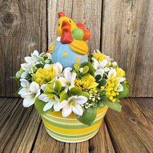 Húsvéti asztaldísz - otthon & életmód - dekoráció - asztal és polc dekoráció - asztaldísz - Meska.hu