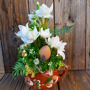 Húsvéti asztali dísz - otthon & életmód - dekoráció - asztal és polc dekoráció - asztaldísz - Meska.hu