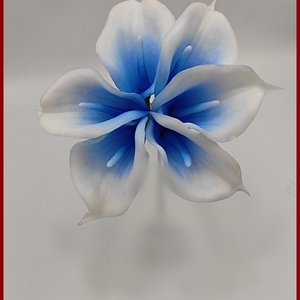 Blue-white Kála örök-csokor , Dekorációs kellékek, Egyéb kellékek, Virágkötészet, MESKA