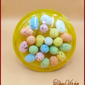 Húsvéti tojások kicsik 21 db-os , Otthon & Lakás, Dekoráció, Ajtó- és ablak dekoráció, Ajtódísz & Kopogtató, Virágkötés, MESKA