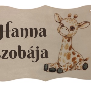 Gyerekszoba ajtóra - Meska.hu