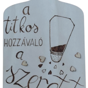 Konyhai dekorációs tábla, Otthon & Életmód, Dekoráció, Kép & Falikép, Táblakép, Gravírozás, pirográfia, MESKA