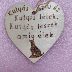 Ajándék gazdiknak, Otthon & Életmód, Dekoráció, Fali és függő dekoráció, Falra akasztható dekor, Gravírozás, pirográfia, MESKA